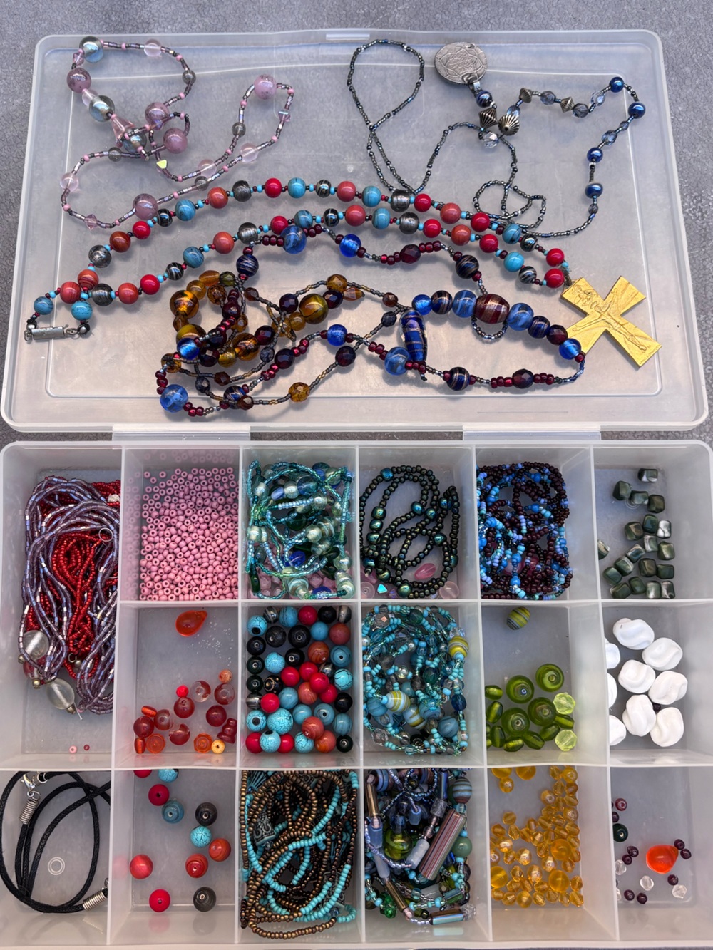 Assorted Beading/Jewelry Kit Set - Multicolor